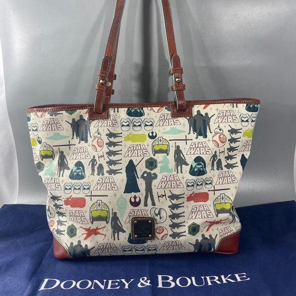 Dooney & Bourke Sullivan Coated Cotton Satchel With Med Wristlet in  Metallic